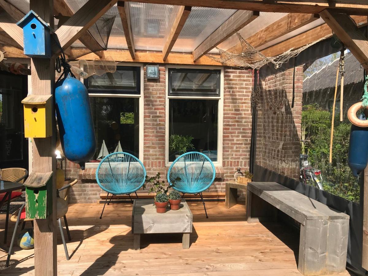 Bellemare Bungalow Lauwersmeer Mit Ueberdachte Veranda Und Eingezaeuntem Garten Anjum Extérieur photo